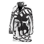 Scandinavian Yggdrasil Print Women's Bathrobe