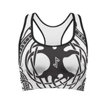 Scandinavian Yggdrasil Print Women's Sports Bra