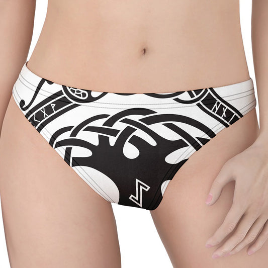 Scandinavian Yggdrasil Print Women's Thong