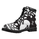 Scandinavian Yggdrasil Print Work Boots