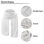 Watercolor Rocket Pattern Print Scarf