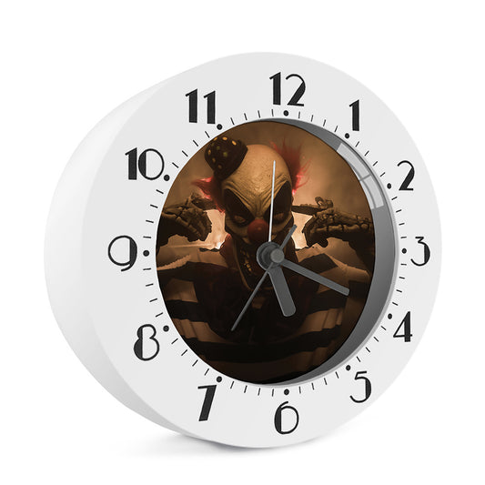 Scary Clown Print Alarm Clock