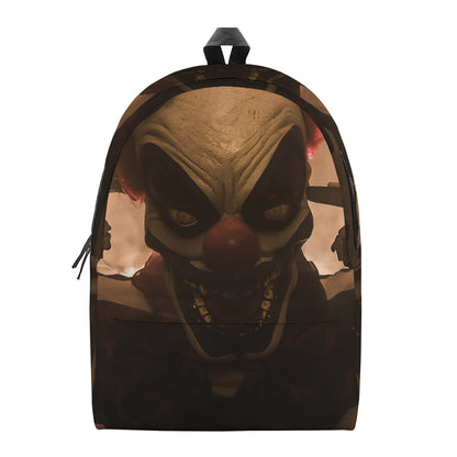 Scary Clown Print Backpack