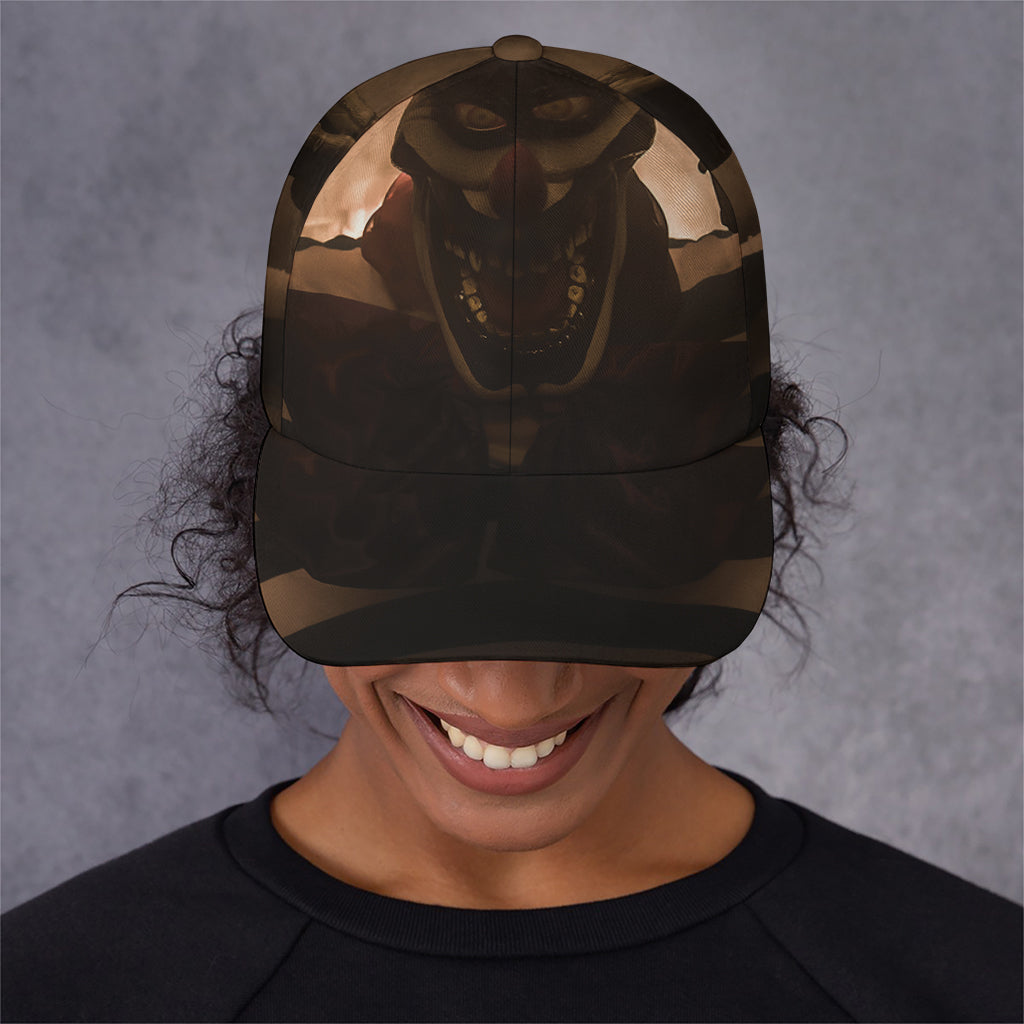 Scary Clown Print Baseball Cap