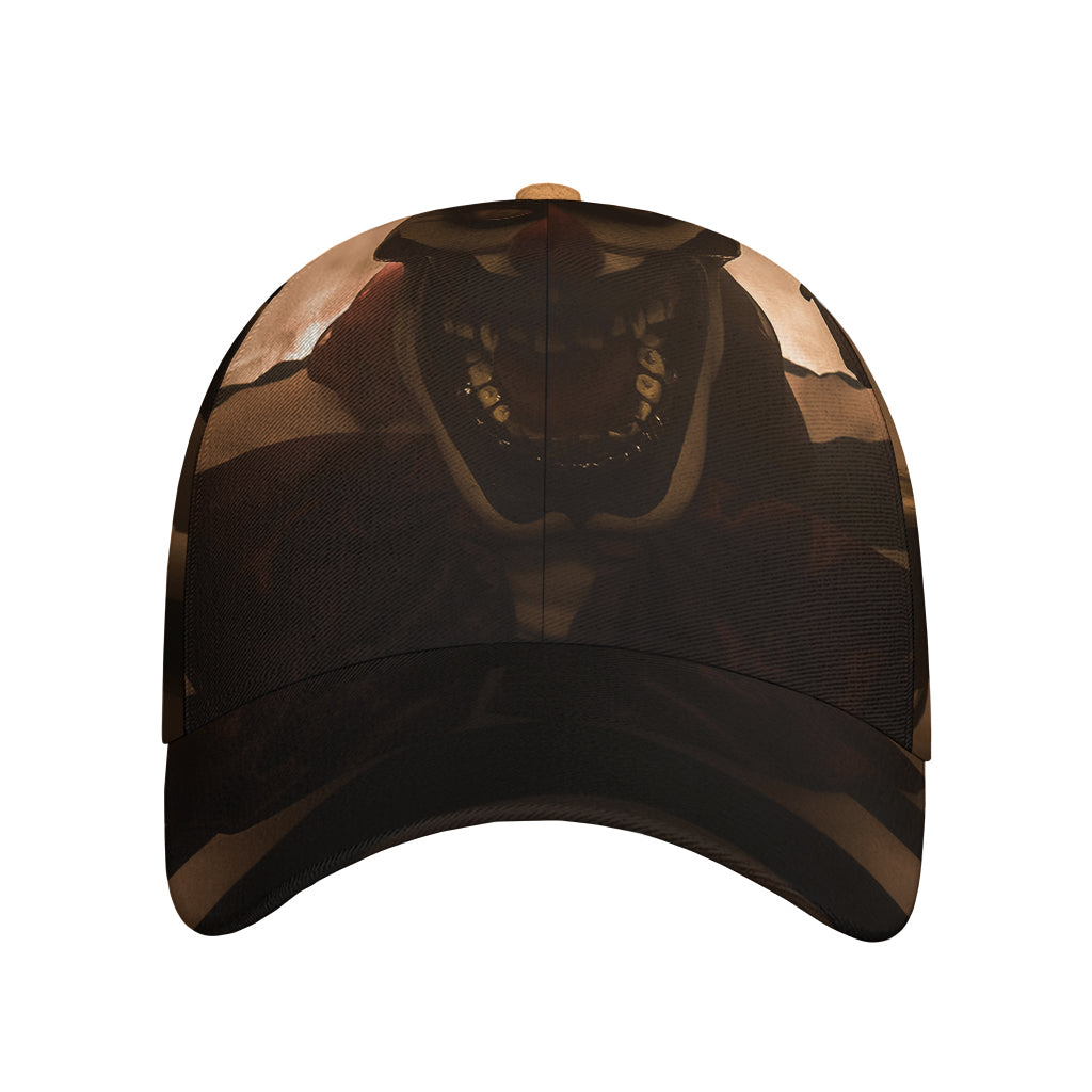 Scary Clown Print Baseball Cap