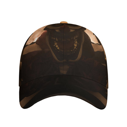 Scary Clown Print Baseball Cap