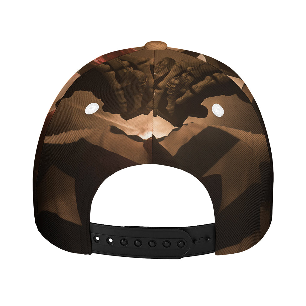Scary Clown Print Baseball Cap