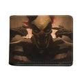 Scary Clown Print Bifold Wallet