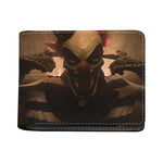 Scary Clown Print Bifold Wallet