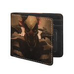 Scary Clown Print Bifold Wallet