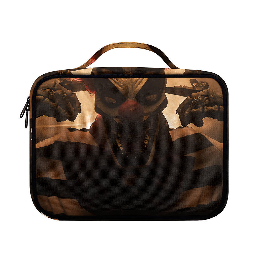 Scary Clown Print Briefcase Bible Bag