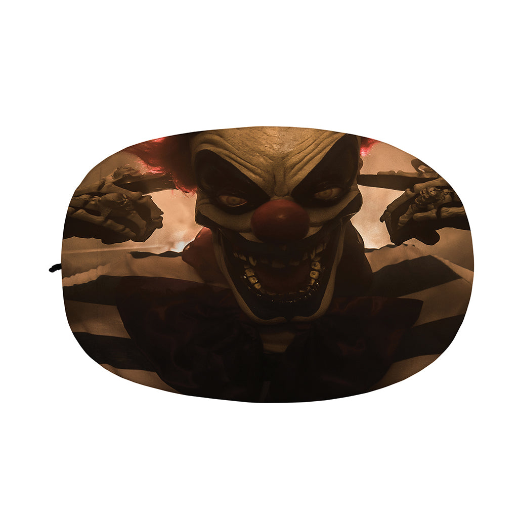 Scary Clown Print Car Side Mirror Covers
