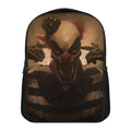 Scary Clown Print Casual Backpack