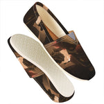 Scary Clown Print Casual Shoes