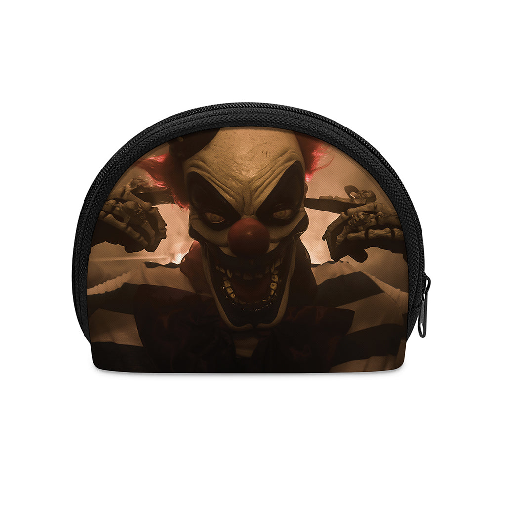 Scary Clown Print Coin Purse