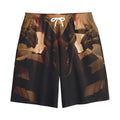 Scary Clown Print Cotton Shorts