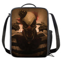 Scary Clown Print Crossbody Lunch Bag