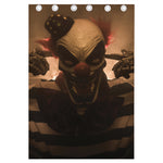 Scary Clown Print Curtain