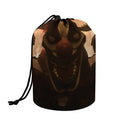 Scary Clown Print Drawstring Makeup Bag