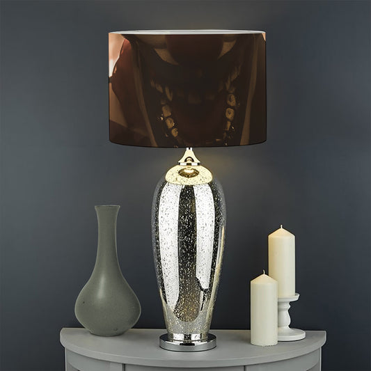 Scary Clown Print Drum Lamp Shade