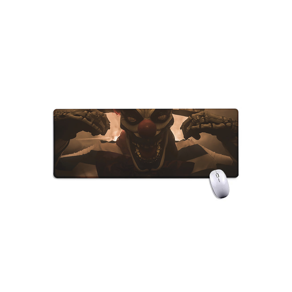 Scary Clown Print Extended Mouse Pad