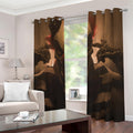 Scary Clown Print Extra Wide Grommet Curtains