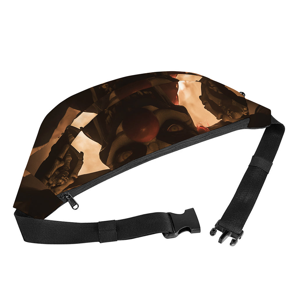 Scary Clown Print Fanny Pack