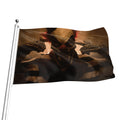Scary Clown Print Flag
