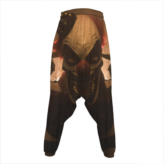 Scary Clown Print Hammer Pants
