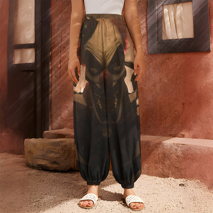 Scary Clown Print Harem Pants
