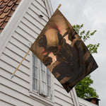 Scary Clown Print House Flag