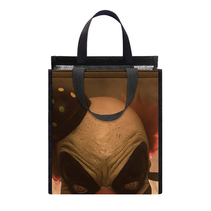 Scary Clown Print Insulated Lunch Tote