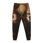 Scary Clown Print Jogger Pants