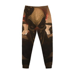 Scary Clown Print Jogger Pants