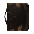 Scary Clown Print Leather Bible Cover