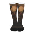 Scary Clown Print Long Socks