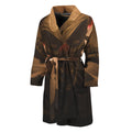 Scary Clown Print Men's Bathrobe