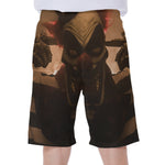 Scary Clown Print Men's Beach Shorts