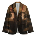 Scary Clown Print Men's Blazer