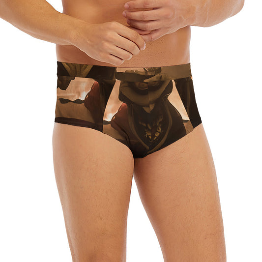 Scary Clown Print Men's Briefs