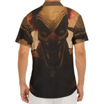 Scary Clown Print Men's Deep V-Neck Shirt