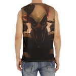 Scary Clown Print Men's Fitness Tank Top