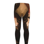 Scary Clown Print Men's leggings