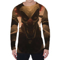 Scary Clown Print Men's Long Sleeve T-Shirt