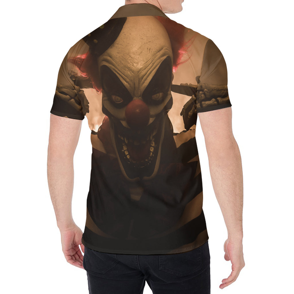 Scary Clown Print Men's Shirt