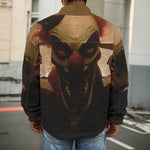 Scary Clown Print Men's Shirt Jacket