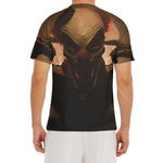 Scary Clown Print Men's Short Sleeve Rash Guard