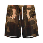 Scary Clown Print Men's Sports Shorts