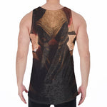 Scary Clown Print Men's Velvet Tank Top