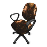 Scary Clown Print Office Chair Cover